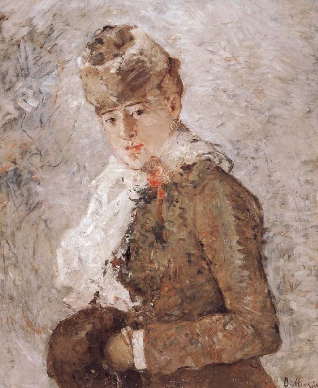 Berthe Morisot The woman wearing the shawl china oil painting image